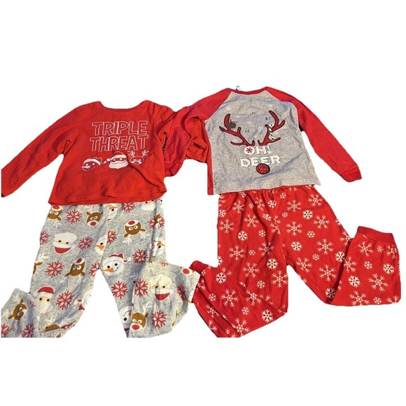 Carter's Other - Toddler Boys 5T Christmas Pajama Bundle 2 Pc Carter’s Holiday Sleepwear Set